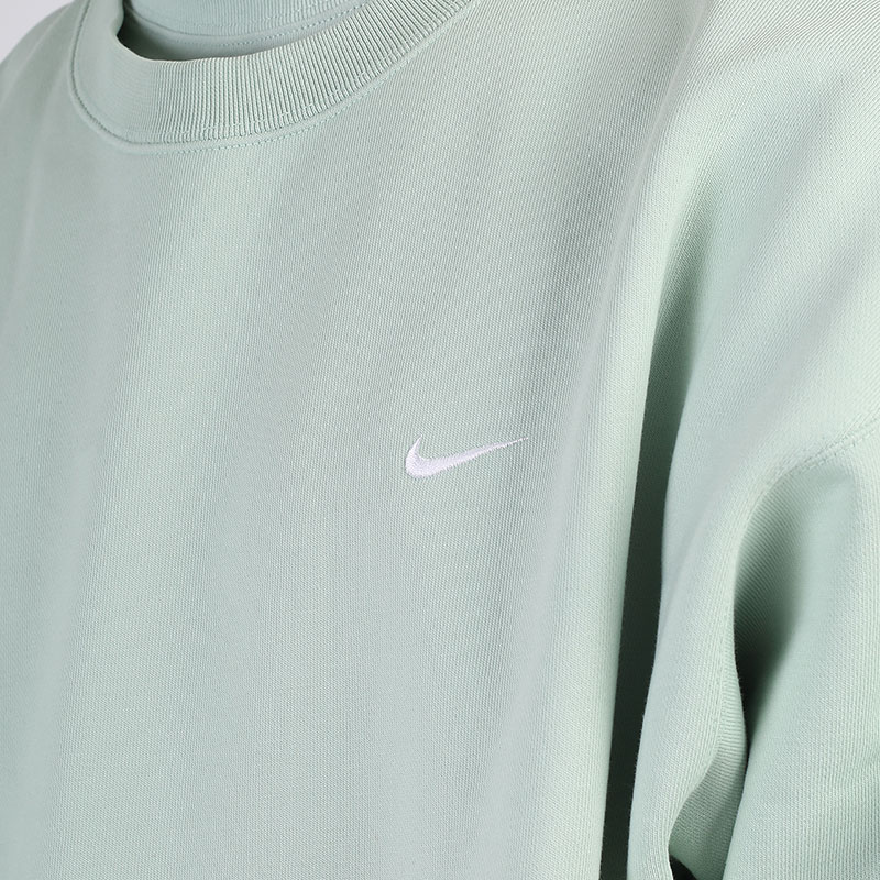 мужская зеленая толстовка Nike NikeLab Washed Crew CZ5353-321 - цена, описание, фото 3